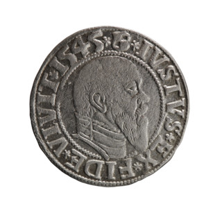 grosz; Schilling, Maciej, publisher; Decjusz, Jost Ludwik (fl. 1528–1535); Albrecht Hohenzollern