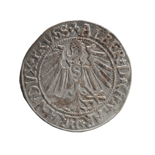 grosz, Decius, Jost Ludwik (fl. 1528-1535), Schilling, Maciej, publisher, Albrecht Hohenzollern