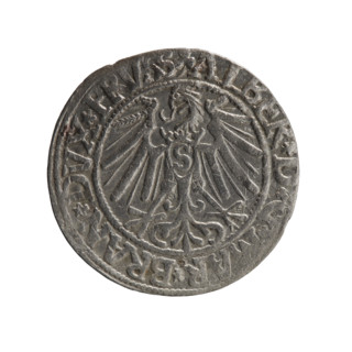 grosz, Schilling, Maciej, publisher, Decjusz, Jost Ludwik (fl. 1528-1535), eagles, Albrecht