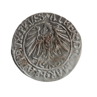 grosz, Schilling, Maciej, publisher, Decjusz, Jost Ludwik (fl. 1528-1535), Albrecht Hohenzollern