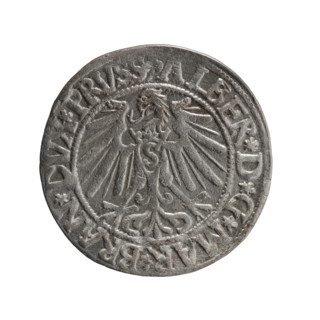 grosz; Schilling, Maciej, publisher; Decjusz, Jost Ludwik (fl. 1528–1535); Albrecht Hohenzollern