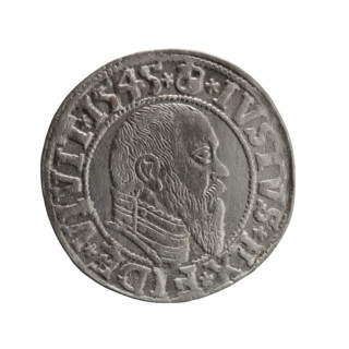 grosz; Schilling, Maciej, publisher; Decjusz, Jost Ludwik (fl. 1528–1535); Albrecht Hohenzollern