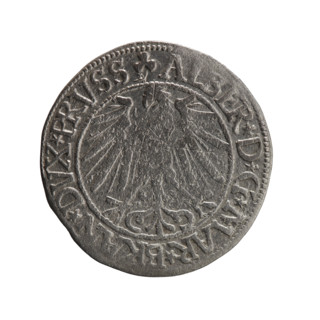 grosz; Schilling, Maciej, publisher; Decjusz, Jost Ludwik (fl. 1528–1535); Albrecht Hohenzollern