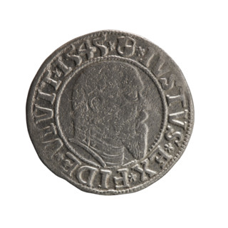 grosz; Schilling, Maciej, publisher; Decjusz, Jost Ludwik (fl. 1528–1535); Albrecht Hohenzollern