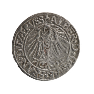 grosz; Schilling, Maciej, publisher; Decjusz, Jost Ludwik (fl. 1528–1535); eagles; Albrecht