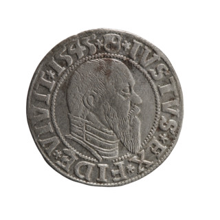 Maker: grosz; Schilling, Maciej, publisher; Decjusz, Jost Ludwik (fl. 1528–1535). Object: coin