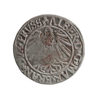 grosz; Schilling, Maciej, publisher; Decjusz, Jost Ludwik (fl. 1528–1535); eagles; Albrecht