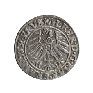 grosz, Schilling, Maciej; eagles; Albrecht Hohenzollern (Prince of Prussia; 1490–1568) —