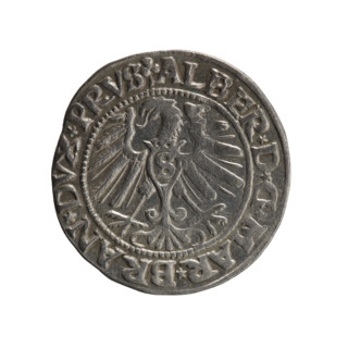 grosz; Schilling, Maciej; eagles. Albrecht Hohenzollern (Prince of Prussia; 1490–1568) —