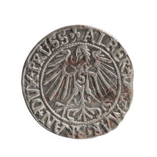 grosz, Schilling, Maciej, Albrecht Hohenzollern (Prince of Prussia; 1490–1568) — obverse: Prussian