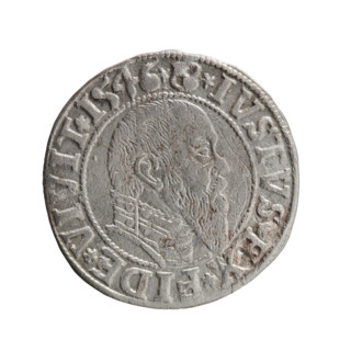 Albrecht Hohenzollern (Prince of Prussia; 1490–1568) — coin, Ducal Prussia (1525–1701), Königsberg,