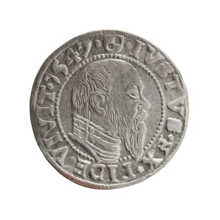 Albrecht Hohenzollern (Prince of Prussia; 1490–1568) — silver coin (Ducal Prussia, 1547,