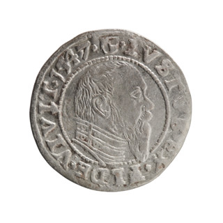 grosz; Schilling, Maciej; obverse: Prussian eagle with on its chest the crowned letter S; rim