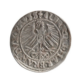 grosz, Schilling, Maciej; eagles; Albrecht Hohenzollern (Prince of Prussia; 1490–1568) —