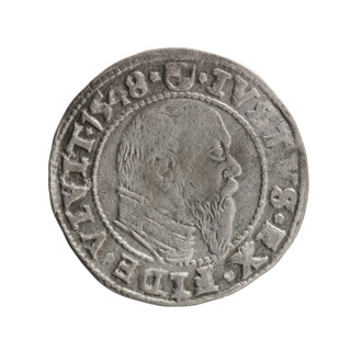 Albrecht Hohenzollern (Prince of Prussia; 1490–1568) — coin (Ducal Prussia, Königsberg, 1548).
