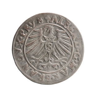 grosz, eagles, Albrecht Hohenzollern (Prince of Prussia; 1490–1568) - iconography, Hohenzollern