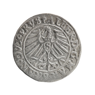 grosz, eagles, Albrecht Hohenzollern (Prince of Prussia; 1490–1568) – iconography, Hohenzollern
