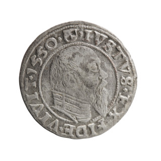 grosz, eagles, Albrecht Hohenzollern (Prince of Prussia; 1490–1568) - iconography, male busts in