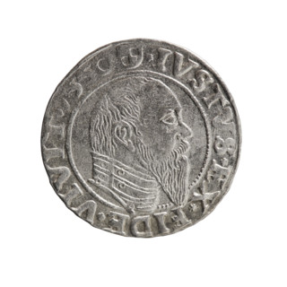 groschen, Albrecht Hohenzollern (Prince of Prussia; 1490–1568) - iconography, eagles, Hohenzollern