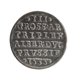 trojak, Decius, Jost Ludwik (fl. 1528-1535), Albrecht Hohenzollern (Prince of Prussia; 1490-1568) -