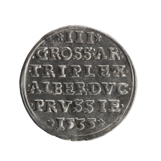 trojak, Decius, Jost Ludwik (fl. 1528-1535), Albrecht Hohenzollern (Prince of Prussia; 1490-1568) -