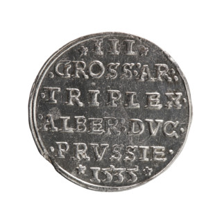 trojak, Decius, Jost Ludwik (fl. 1528-1535); Albrecht Hohenzollern (Prince of Prussia; 1490-1568) -