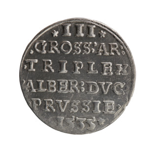 trojak, Decius, Jost Ludwik (fl. 1528-1535). Albrecht Hohenzollern (Prince of Prussia; 1490-1568) -