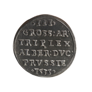trojak, Decius, Jost Ludwik (fl. 1528-1535). Albrecht Hohenzollern (Prince of Prussia; 1490-1568) -