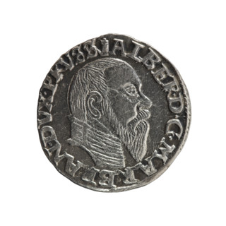 trojak, towers, Albrecht Hohenzollern (Prince of Prussia; 1490–1568) — iconography: male busts in