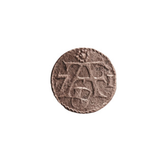 denarius, Albert Frederick Hohenzollern (1553–1619; Duke of Prussia 1568–1578), eagles,