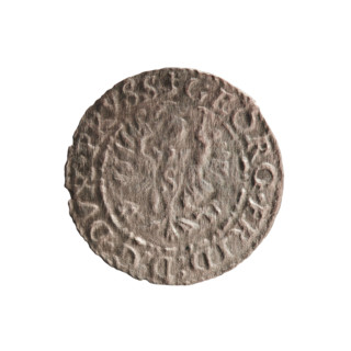 Gulden, Pawel, publisher; Jerzy Fryderyk (Duke of Karniów; 1539–1603). Obverse: in a border of dots