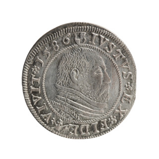 Grosz; Gulden; Pawel, publisher. Obverse: Prussian eagle with a crowned letter S on the chest,