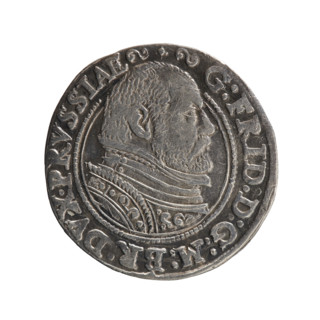 Trojak, Gulden, Pawel, publisher. Jerzy Fryderyk (Duke of Karniów; 1539–1603) — iconography: