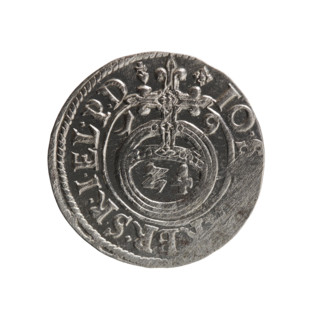 one-and-a-half, Pfahler, Ernest, cross (iconographic), orb of rule (iconographic), coats of arms,
