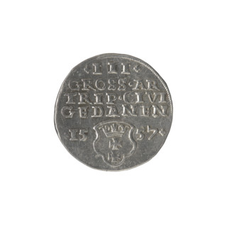 Gdansk trojak, Sigismund II Augustus (King of Poland; 1544–1572), Jagiellonians (dynasty). Silver