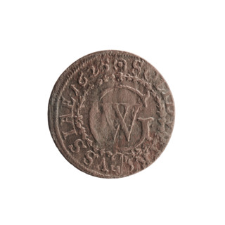 szelag, Ernest Pfahler; obverse: Prussian eagle with crowned letter S on its chest, rim inscription