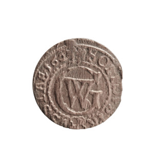 szelag; Ernest Pfahler; obverse: Prussian eagle with a crowned letter S on its chest; rim