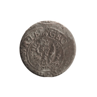 szelag; maker Ernest Pfahler; coin of George William Hohenzollern (Elector of Brandenburg; Prince
