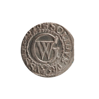 szelag by Ernest Pfahler, coin of George William Hohenzollern (Elector of Brandenburg; Prince of
