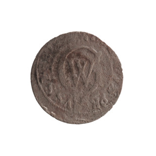 szelag, Pfahler, Ernest; obverse: Prussian eagle with on its chest a crowned letter S; in the rim