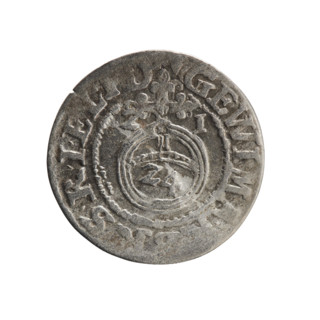 one and a half, Pfahler, Ernest, cross (iconographic), George William Hohenzollern (Elector of