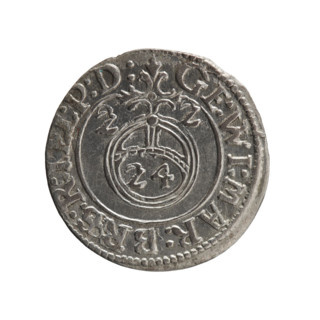 one and a half, Pfahler, Ernest, cross (iconographic), George William Hohenzollern (Elector of