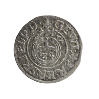 one and a half, Pfahler, Ernest, cross (iconographic), George William Hohenzollern (Elector of