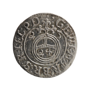 one and a half, Pfahler, Ernest, cross (iconographic), George William Hohenzollern (Elector of