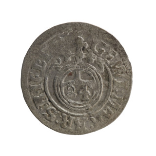 one and a half, Pfahler, Ernest, cross (iconographic), George William Hohenzollern (Elector of