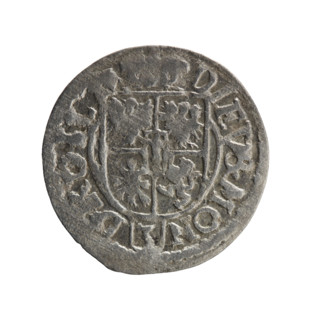 One and a half; maker: Ernest Pfahler. Coin (Ducal Prussia, Königsberg), 1623. Obverse: royal orb