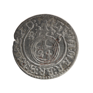 one and a half, Pfahler, Ernest, cross (iconographic), orb of rule (iconographic), George William