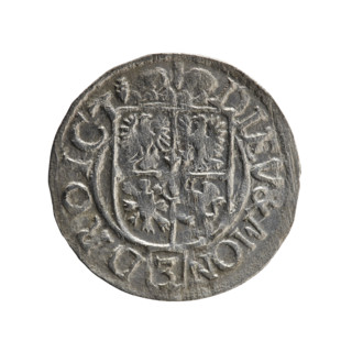 one and a half; cross (iconographic); George William Hohenzollern (Elector of Brandenburg; Duke of