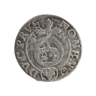 One-and-a-half, Pfahler, Ernest. Cross (iconographic), orb of rule (iconographic), George William