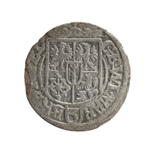 One-and-a-half coin (1624). Maker: George William Hohenzollern (Elector of Brandenburg; Duke of